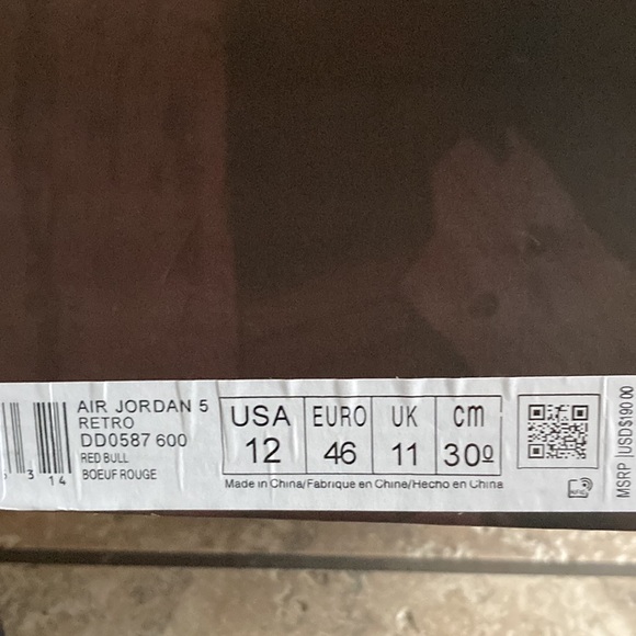 Air Jordan Retro 5 Size 12 USA New with Box - Picture 8 of 12